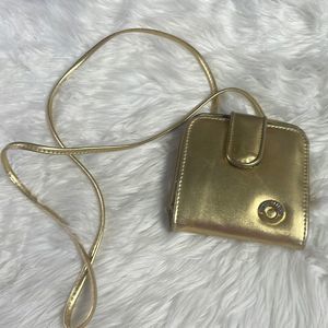 Moda Bella Gold Color Crossbody Purse , Vintage